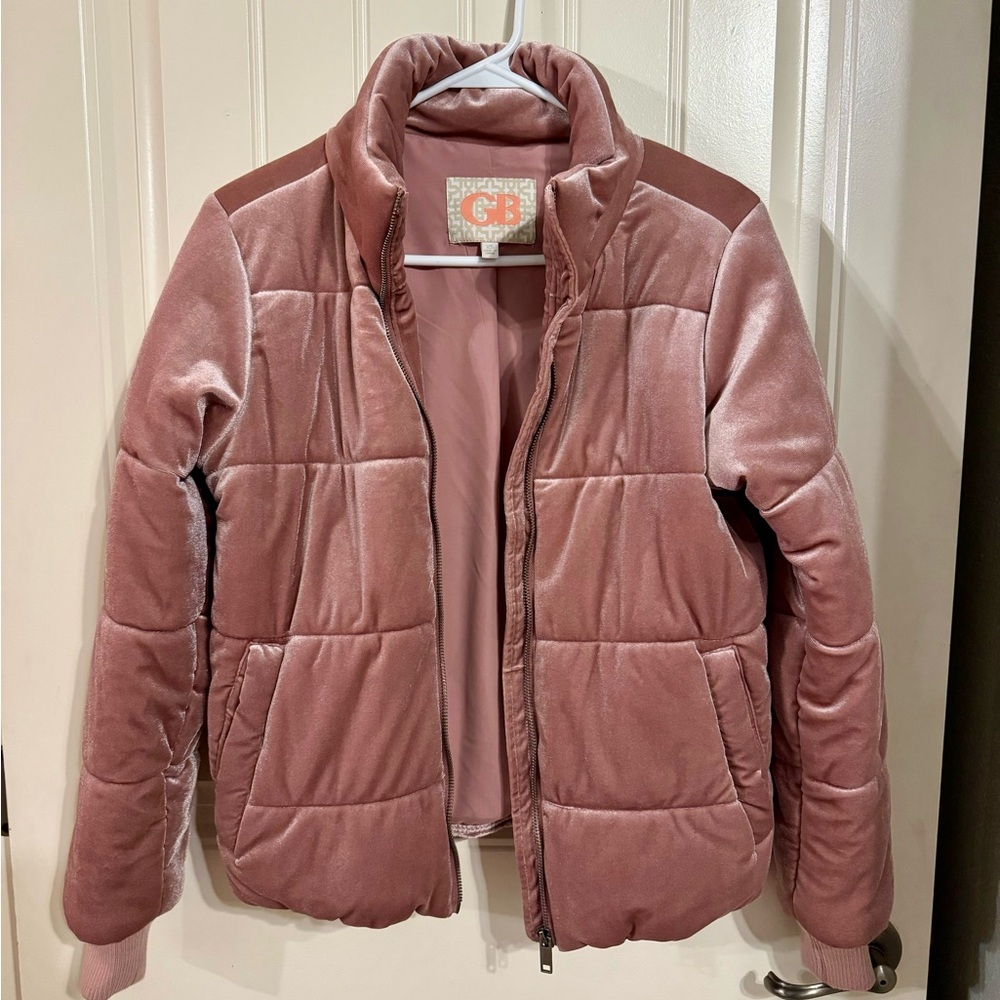 Velvet puff jacket